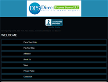 Tablet Screenshot of directprocessserver.com